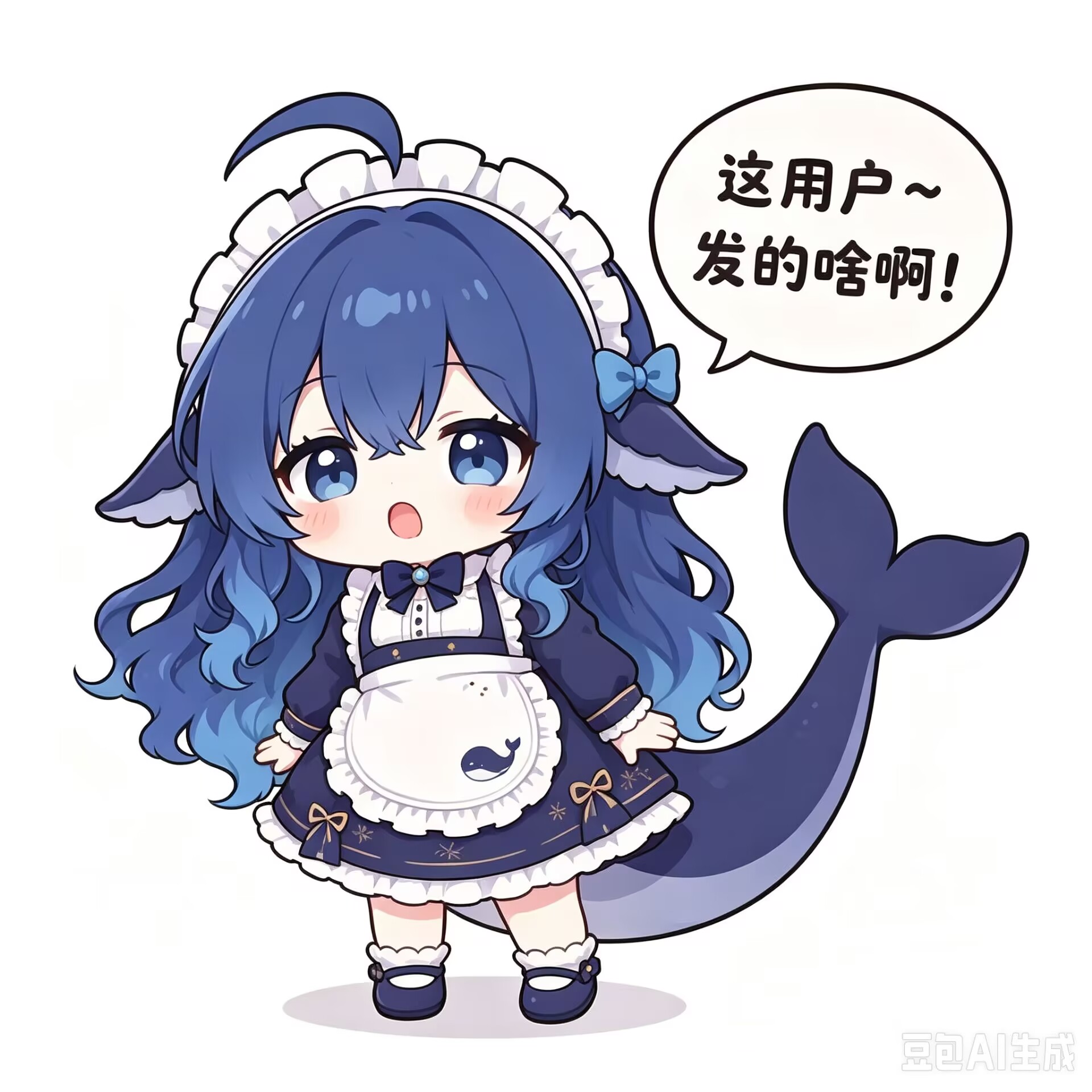 海洋女仆表情包四