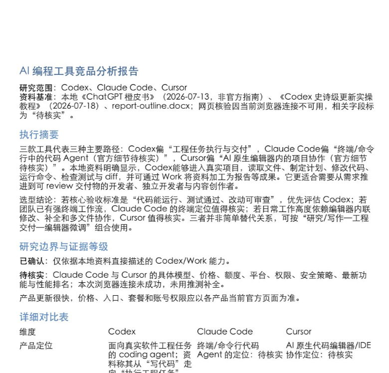 正式 Word 示意